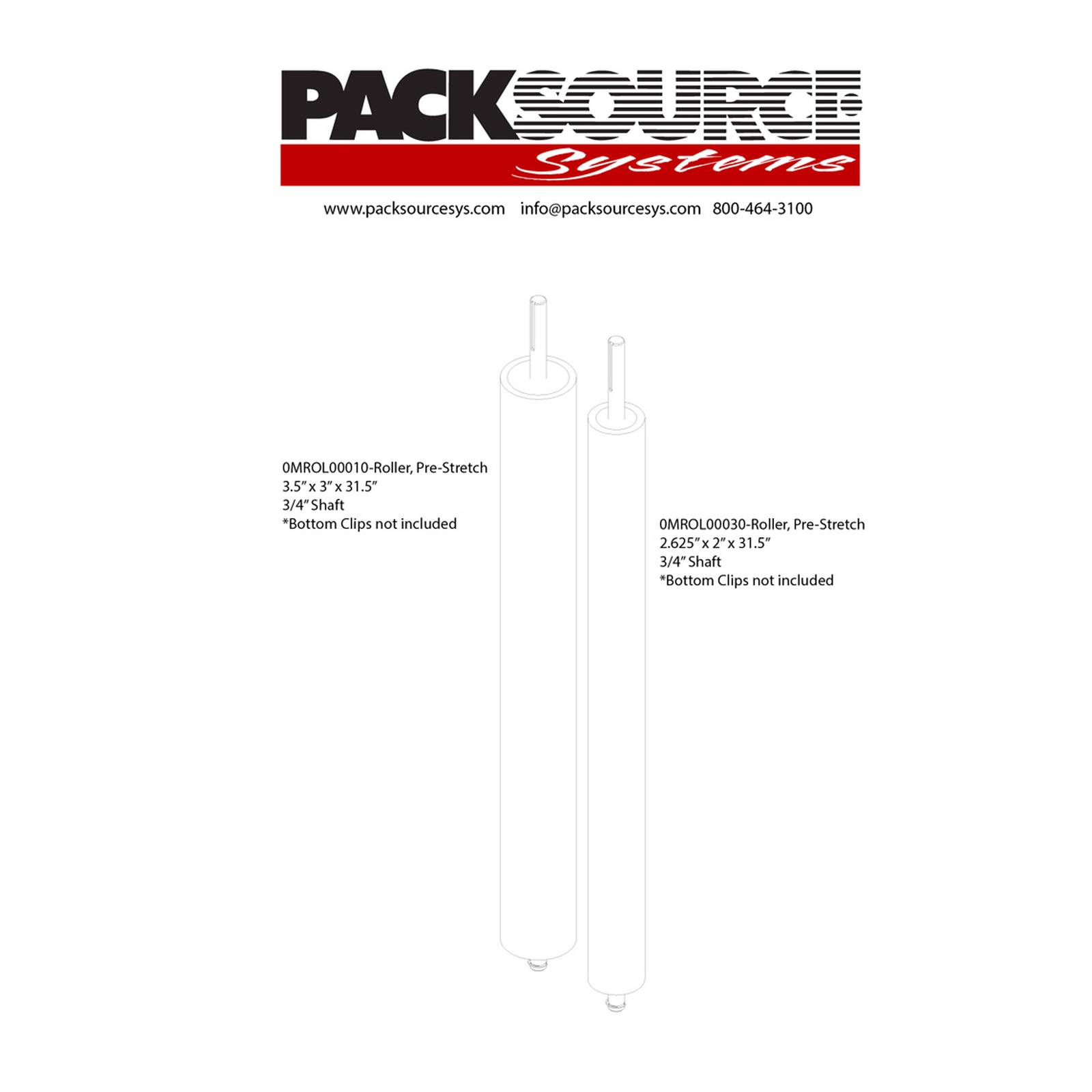 Wulftec 0MROL00030 Prestretch roller
